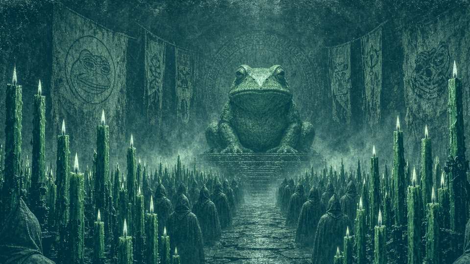 100X Memecoin Calls desk artwork